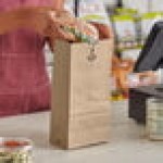Duro Husky Dubl Life 8 lb. Heavy Duty Natural Kraft Bag - 400/Bundle