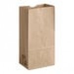 Duro Husky Dubl Life 8 lb. Heavy Duty Natural Kraft Bag - 400/Bundle