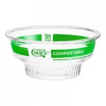EcoChoice 5-12 oz. Compostable Clear Round Low Dome Dessert Lid with No Hole - 500/Case EcoChoice 5-12 oz. Compostable Clear Round Low Dome Dessert Lid with No Hole - 500/Case