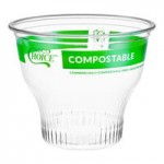 EcoChoice 5-12 oz. Compostable Clear Round Low Dome Dessert Lid with No Hole - 500/Case EcoChoice 5-12 oz. Compostable Clear Round Low Dome Dessert Lid with No Hole - 500/Case