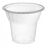 EcoChoice 5-12 oz. Compostable Clear Round Low Dome Dessert Lid with No Hole - 500/Case EcoChoice 5-12 oz. Compostable Clear Round Low Dome Dessert Lid with No Hole - 500/Case