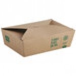 Choice Kraft Folded Paper #3 Take-Out Container with Window 7 3/4 Choice Kraft Folded Paper #3 Take-Out Container with Window 7 3/4