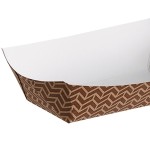 Carnival King #100 1 lb. Cornerstone Paper Food Tray - 250/Pack