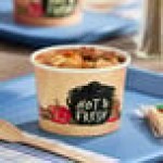 Choice 12 oz. Medley Double Poly-Coated Paper Soup / Hot Food Cup - 1,000/Case