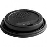 Solo TLB316-0004 10-24 oz. Traveler Black Dome Hot Cup Lid with Sip Hole - 1,000/Case Solo TLB316-0004 10-24 oz. Traveler Black Dome Hot Cup Lid with Sip Hole - 1,000/Case