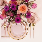 Sophistiplate Bella Gold / Blush Extra Heavy Weight Plastic Cutlery - 288/Case