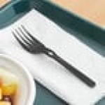 WeGo Black Polystyrene Fork Dispenser Refill - 1,000/Case