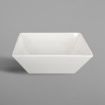 RAK Porcelain Nano 4.1 oz. Ivory Porcelain Oil / Vinegar / Soy Sauce Pot - 12/Case