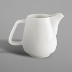 RAK Porcelain Nano 4.1 oz. Ivory Porcelain Oil / Vinegar / Soy Sauce Pot - 12/Case
