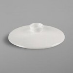 RAK Porcelain Nano 4.1 oz. Ivory Porcelain Oil / Vinegar / Soy Sauce Pot - 12/Case