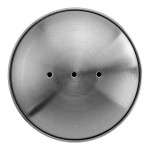 Service Ideas STC 6 oz. Round Stainless Steel Shaker with 3-Hole Lid - 6/Case Service Ideas STC 6 oz. Round Stainless Steel Shaker with 3-Hole Lid - 6/Case