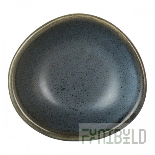 The Potter's Collection by Robert Gordon from Steelite International 1 oz. Storm Porcelain Spice Dish - 24/Case