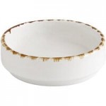 Fortessa Basics by Zwiesel Fortessa Salt TechnoCeram 2.5 oz. Bright White China Ramekin / Butternap Bowl with Earth Hue Rim - 48/Case Fortessa Basics by Zwiesel Fortessa Salt TechnoCeram 2.5 oz. Bright White China Ramekin / Butternap Bowl with Earth Hue Rim - 48/Case