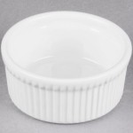Tuxton BPX-1002 10 oz. Porcelain White Fluted China Souffle / Ramekin - 12/Case Tuxton BPX-1002 10 oz. Porcelain White Fluted China Souffle / Ramekin - 12/Case