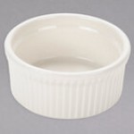 Tuxton BPX-1002 10 oz. Porcelain White Fluted China Souffle / Ramekin - 12/Case Tuxton BPX-1002 10 oz. Porcelain White Fluted China Souffle / Ramekin - 12/Case