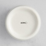 Acopa 2 oz. Ivory (American White) Stoneware Ramekin with Blue Band - 48/Case