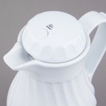 Vollrath 52124 SwirlServe Tilt & Pour 10 oz. White Beverage Server