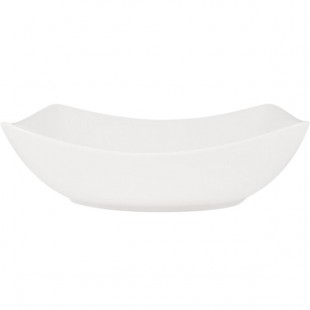 CAC MX-RT14 2.25 Qt. Bright White Rectangular Porcelain Bowl - 6/Case CAC MX-RT14 2.25 Qt. Bright White Rectangular Porcelain Bowl - 6/Case
