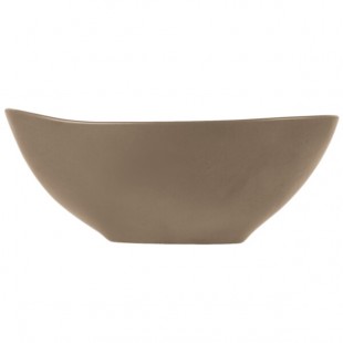 Libbey DRI-6-S Driftstone 38 oz. Sand Satin Matte Organic Porcelain Bowl - 12/Case Libbey DRI-6-S Driftstone 38 oz. Sand Satin Matte Organic Porcelain Bowl - 12/Case