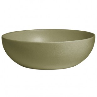 G.E.T. Enterprises BRD18-MOD-WG Bugambilia 15.9 Qt. Smooth MOD Finish Willow Green Resin-Coated Aluminum Extra Large Deep Round Bowl G.E.T. Enterprises BRD18-MOD-WG Bugambilia 15.9 Qt. Smooth MOD Finish Willow Green Resin-Coated Aluminum Extra Large Deep Round Bowl