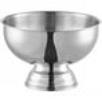 Choice 12 Qt. Stainless Steel Punch Bowl with Mirror Finish