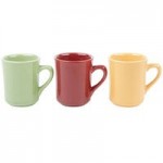 Tuxton DYB-480G 1.5 Qt. Assorted Colors China Menudo / Pasta / Salad Bowl - 12/Case