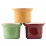 Tuxton DYB-480G 1.5 Qt. Assorted Colors China Menudo / Pasta / Salad Bowl - 12/Case