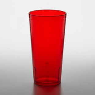 GET 6624-1-R 24 oz. Red Customizable SAN Plastic Pebbled Tumbler - 72/Case GET 6624-1-R 24 oz. Red Customizable SAN Plastic Pebbled Tumbler - 72/Case