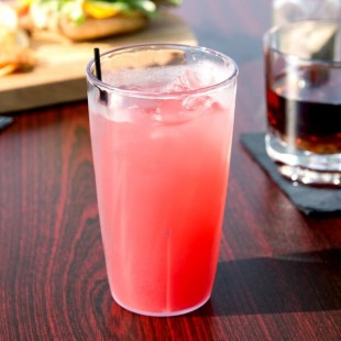 Carlisle 4366607 Swirl 12 oz. Clear Polycarbonate Tumbler - 6/Pack