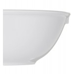 Carlisle 4352102 Dallas Ware 14 oz. White Nappie Bowl - 48/Case