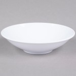 GET ML-72-W Milano 2 Qt. White Round Melamine Bowl - 12/Case