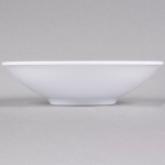 GET ML-72-W Milano 2 Qt. White Round Melamine Bowl - 12/Case