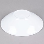 GET ML-72-W Milano 2 Qt. White Round Melamine Bowl - 12/Case