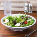 GET ML-72-W Milano 2 Qt. White Round Melamine Bowl - 12/Case