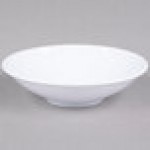GET ML-72-W Milano 2 Qt. White Round Melamine Bowl - 12/Case