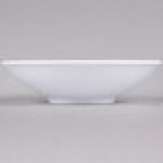 GET ML-72-W Milano 2 Qt. White Round Melamine Bowl - 12/Case