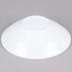 GET ML-72-W Milano 2 Qt. White Round Melamine Bowl - 12/Case
