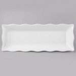 GET ML-72-W Milano 2 Qt. White Round Melamine Bowl - 12/Case
