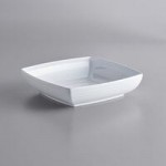 GET ML-72-W Milano 2 Qt. White Round Melamine Bowl - 12/Case