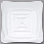 GET ML-72-W Milano 2 Qt. White Round Melamine Bowl - 12/Case