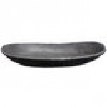 Elite Global Solutions M1693OV-CO Basalt 2.8 Qt. Oval Coal Melamine Serving Bowl