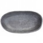 Elite Global Solutions M1693OV-CO Basalt 2.8 Qt. Oval Coal Melamine Serving Bowl