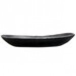 Elite Global Solutions M1693OV-CO Basalt 2.8 Qt. Oval Coal Melamine Serving Bowl
