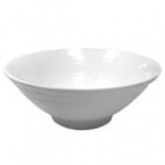 Elite Global Solutions D1007RR-LAP/CH Durango 24 oz. Lapis and Chocolate Round Two-Tone Melamine Bowl - 6/Case