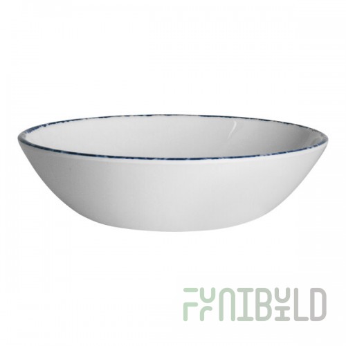 Creations Blue Dapple from Steelite International 5 oz. Coupe Melamine Bowl - 24/Case