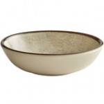 Elite Global Solutions DB51M Mojave Vintage California 10 oz. Gray Small Round Crackle Bowl - 6/Case