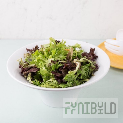 American Metalcraft FLRB11 Endurance 80 oz. Flared Round Melamine Serving Bowl