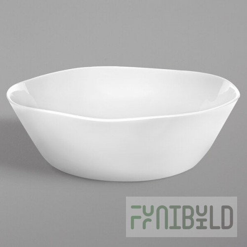 American Metalcraft CBL185CL Crave 5 3/4 Qt. Cloud Melamine Serving Bowl