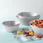 American Metalcraft CBL185CL Crave 5 3/4 Qt. Cloud Melamine Serving Bowl American Metalcraft CBL185CL Crave 5 3/4 Qt. Cloud Melamine Serving Bowl