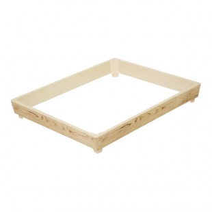Dalebrook Crate from Global Tableware Collective Riser Half Size Wood Melamine Frame Crate Riser